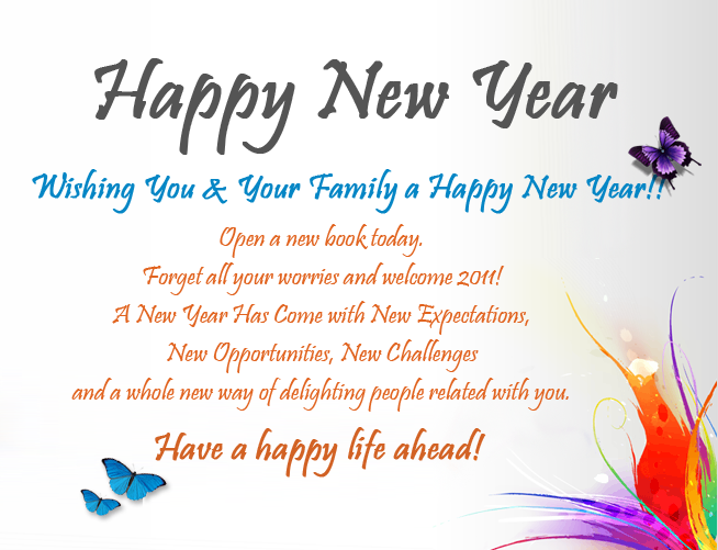 Happy New Year Messages 2017