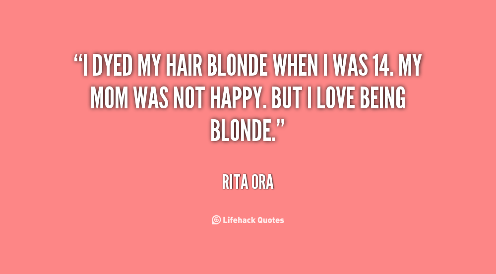 Blonde Hair Quotes 82