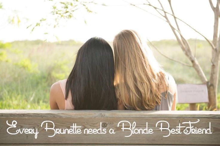 brunette quote a Every blonde needs