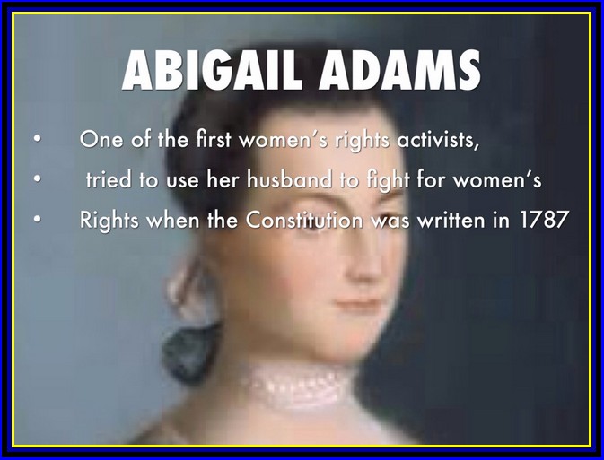 the role abigail adams played in the fight for women rights the role abigail adams played in the fight for women rights