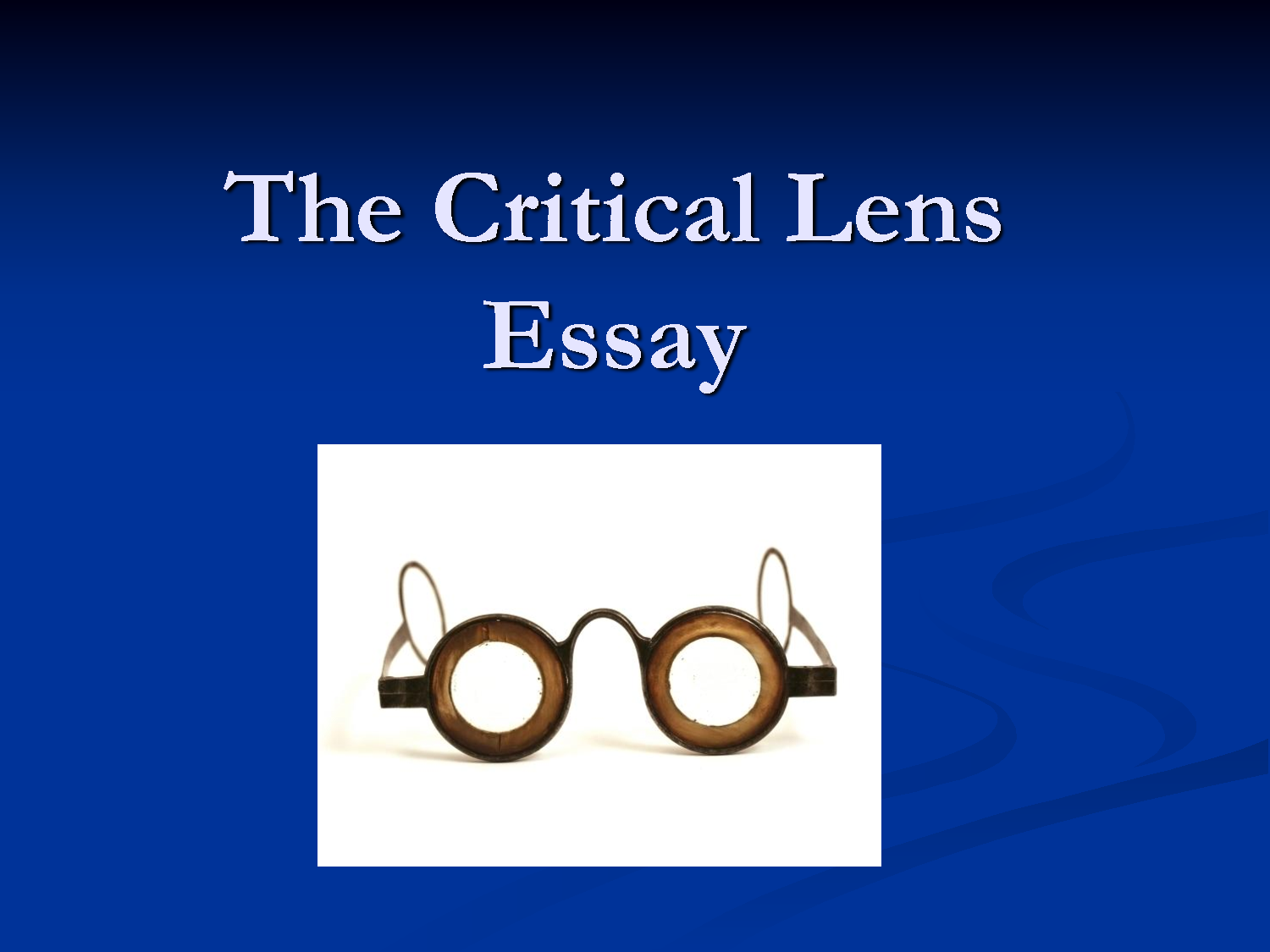 Critical lens essay on the odyssey