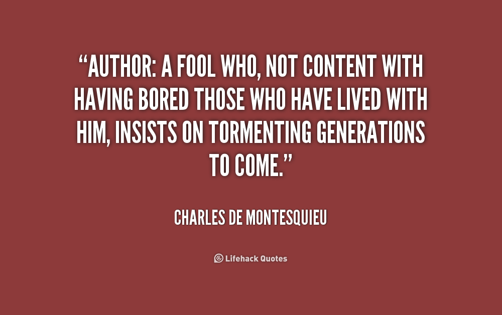 Charles Montesquieu Quotes. QuotesGram