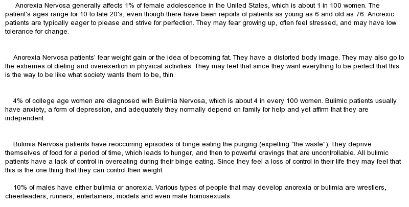 bulimia nervosa essay Unlike most editing & proofreading services, we edit for everything: grammar, spelling, punctuation, idea flow, sentence structure, & more get started now. bulimia nervosa essay Unlike most editing & proofreading services, we edit for everything: grammar, spelling, punctuation, idea flow, sentence structure, & more get started now.