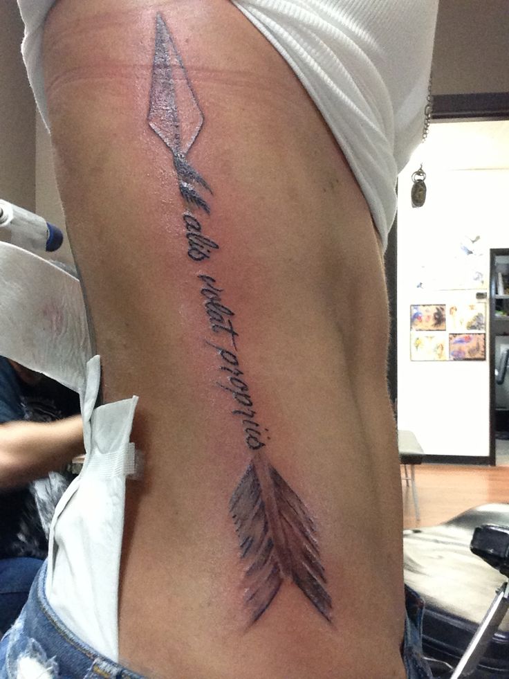 She Quotes Tattoos QuotesGram She Quotes Tattoos QuotesGram 736 x 981 jpeg 1083841074-lettering-arrow-tattoo-on-rib-side.jpg