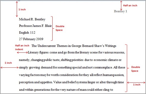 Mla style of writing papers