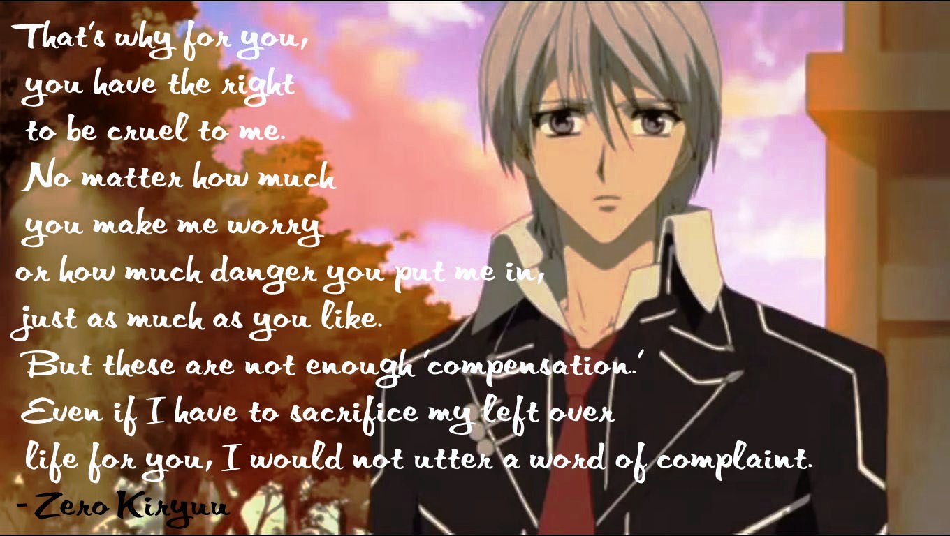 Anime Vampire Love Quotes. QuotesGram