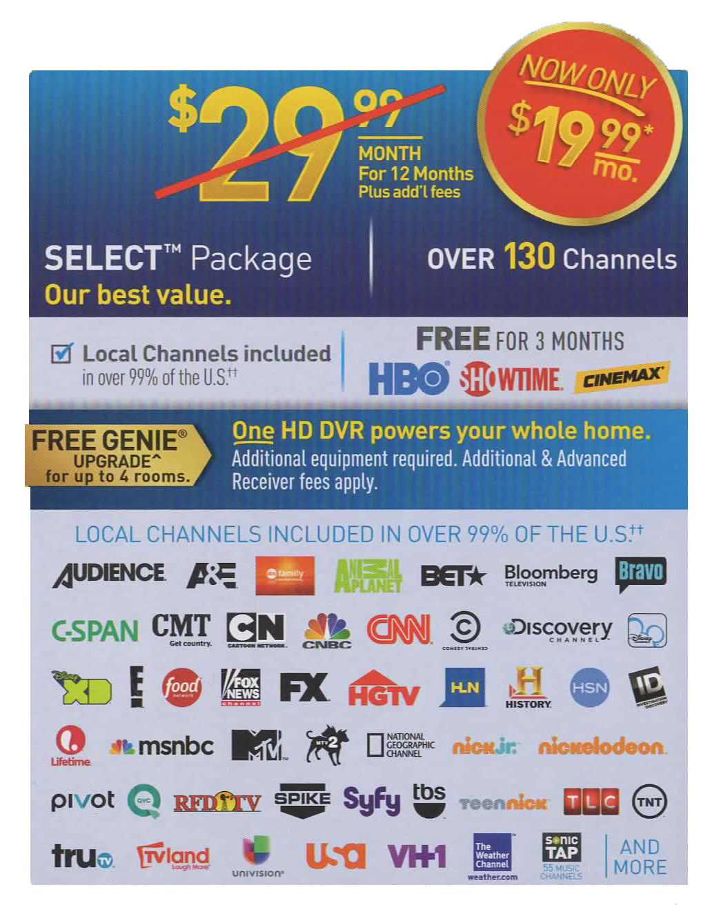 DIRECTV Channel Guide - Bing