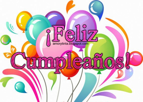 letras de feliz cumpleaños
