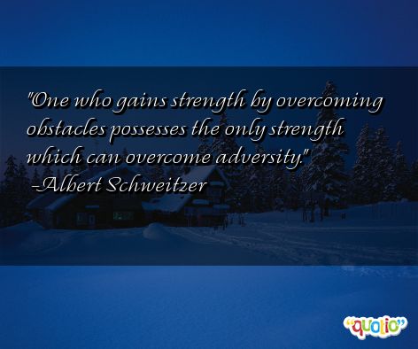 Essays on adversity