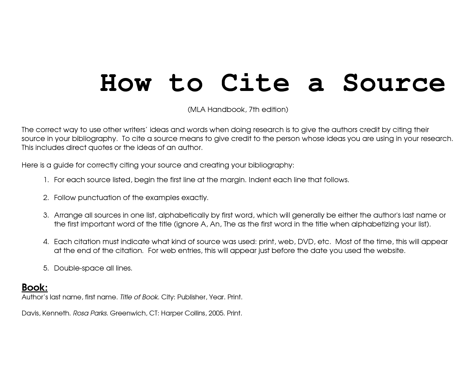 How to Cite a Website on a College Essay