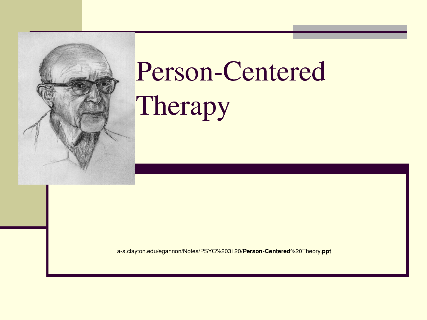 limitations in person centered therapy What is person-centered therapy person-centered therapy, originally developed by psychologist, carl rogers in the 1940s, is a form of psychotherapy in which the therapist takes an indirect role in other words, your therapist takes a “back seat” approach to psychotherapy this type of therapy is also referred to as client-centered therapy or rogerian therapy. limitations in person centered therapy What is person-centered therapy person-centered therapy, originally developed by psychologist, carl rogers in the 1940s, is a form of psychotherapy in which the therapist takes an indirect role in other words, your therapist takes a “back seat” approach to psychotherapy this type of therapy is also referred to as client-centered therapy or rogerian therapy.
