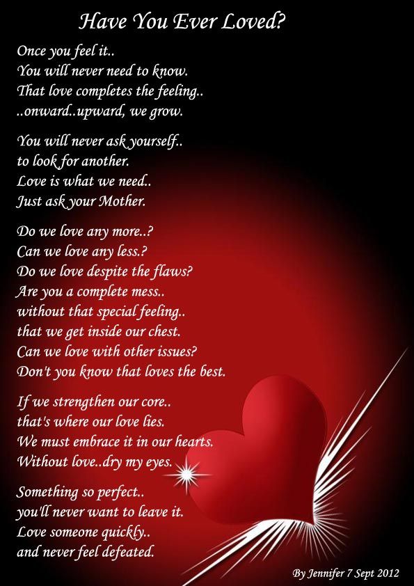romantic poems for true love | love poems for him her your