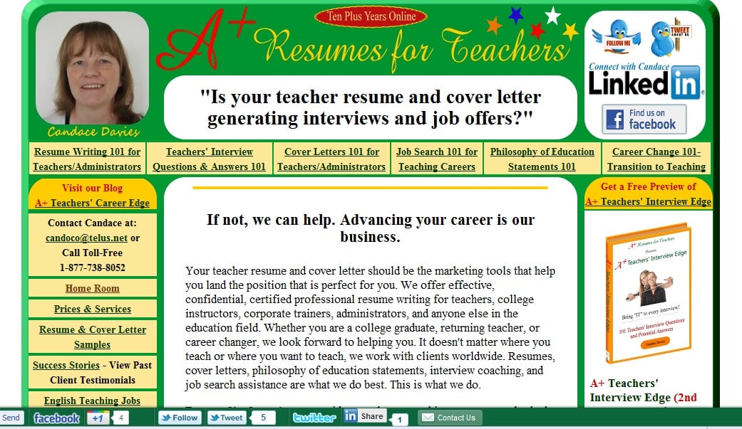 Best resume writing services for teachers 50