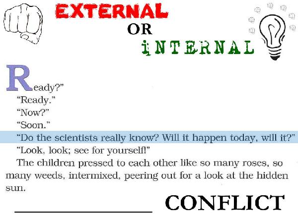 internal and external conflict in the Internal and external conflicts in the novel lord of the flies by william golding affect the course of events 1484 words | 6 pages conflict is not something that can be avoided, especially in fiction. internal and external conflict in the Internal and external conflicts in the novel lord of the flies by william golding affect the course of events 1484 words | 6 pages conflict is not something that can be avoided, especially in fiction.