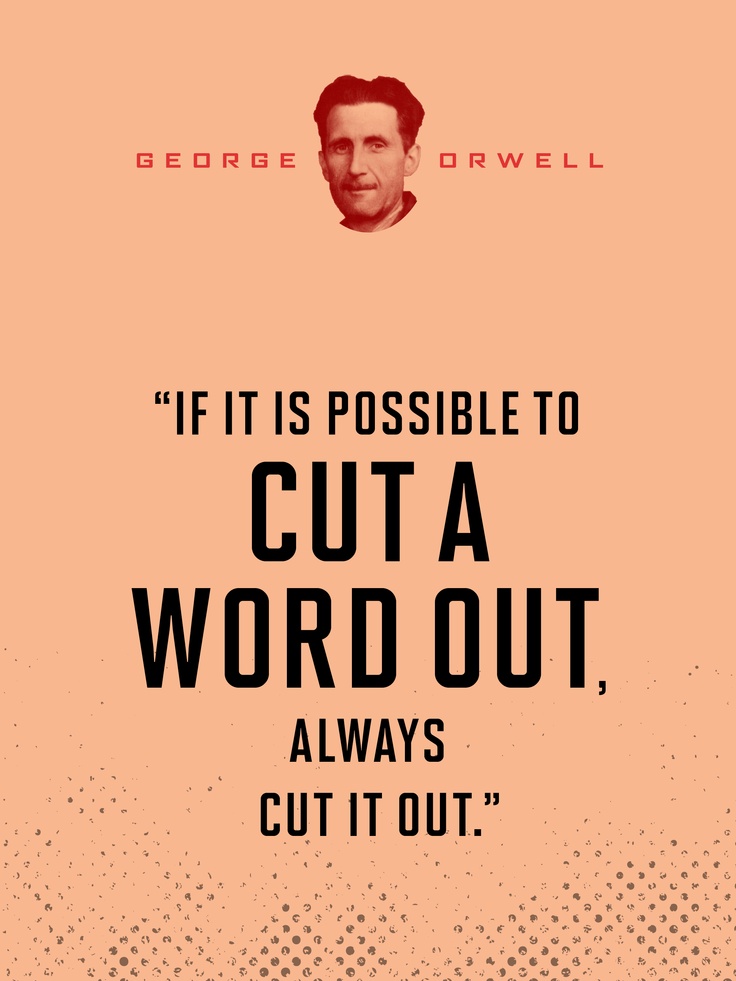George orwell essay on writing