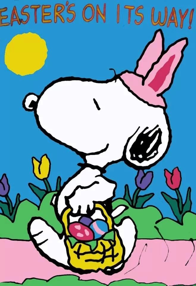 free snoopy easter clipart - photo #7