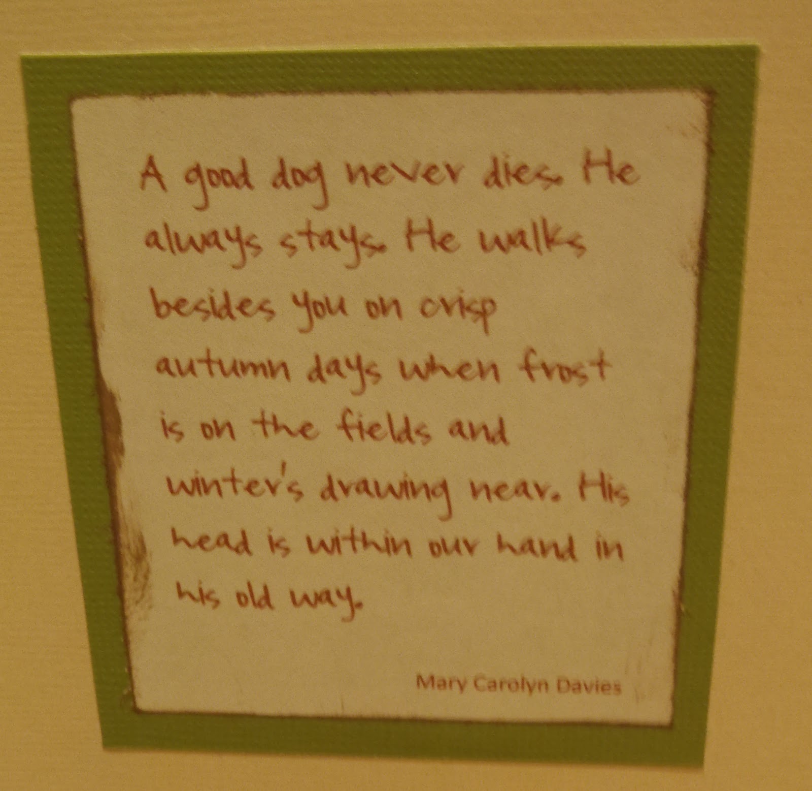 Pets Passing Away Quotes. QuotesGram
