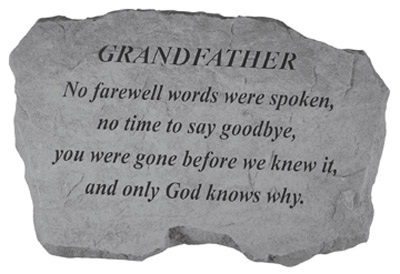 An experience of sorrow in the passing of my grandfather