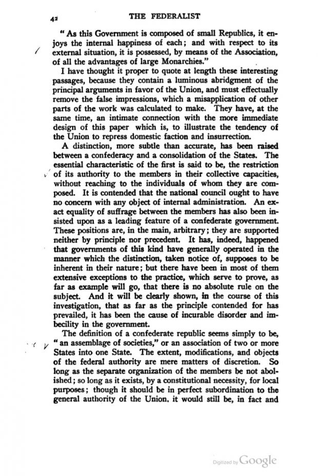 Essay federalist papers