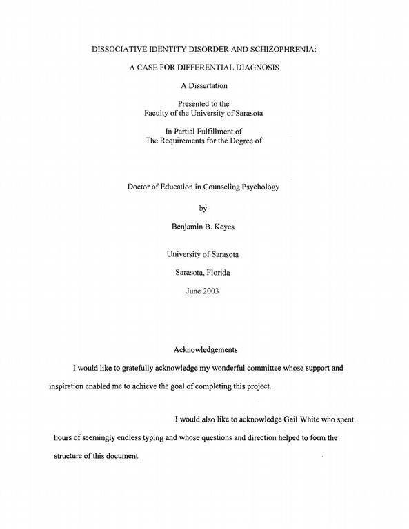 quotes for dissertation acknowledgements