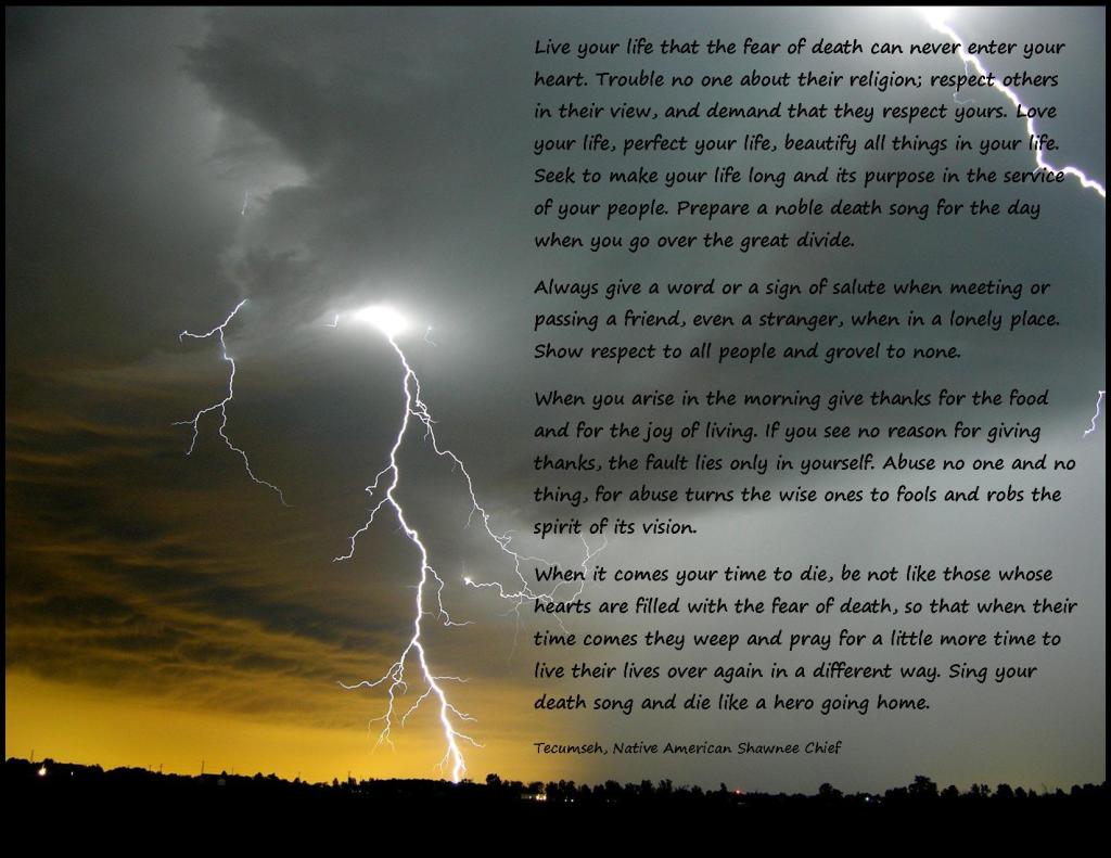 Tecumseh Poems And Quotes. QuotesGram