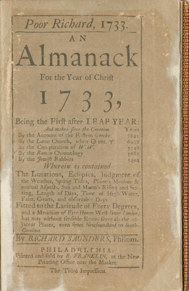 poor richards almanac essay poor richards almanac essay