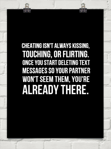 Deleting Text Cheating Quotes. QuotesGram