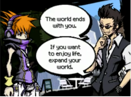 Image result for the world ends with you quote