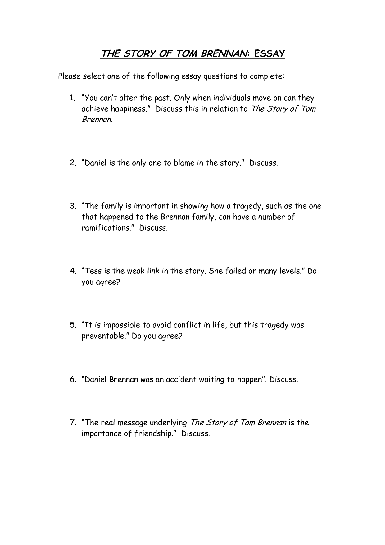 the story of tom brennan techniques the story of tom brennan techniques