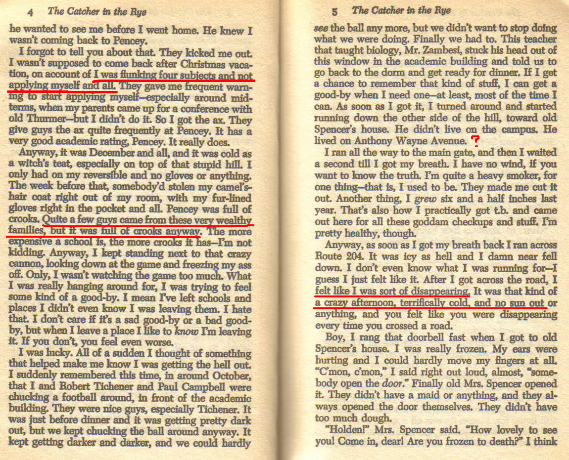 an analysis of holden and the children in the catcher and the rye A summary of chapters 21–23 in j d salinger's the catcher in the rye the scene in which holden watches phoebe sleep and reads through her he would like to be the catcher in the rye, saving little children from falling off the cliff. an analysis of holden and the children in the catcher and the rye A summary of chapters 21–23 in j d salinger's the catcher in the rye the scene in which holden watches phoebe sleep and reads through her he would like to be the catcher in the rye, saving little children from falling off the cliff.