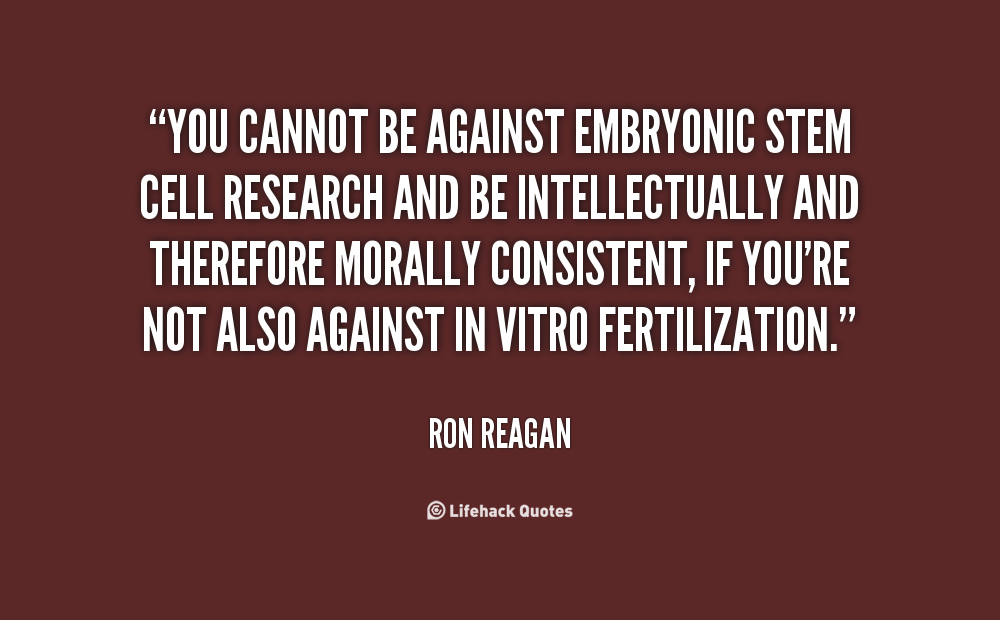 against stem cell research There just as many people against stem cells research as there are for it these people range from politicians, especially right wing politicians, to scientists, to. against stem cell research There just as many people against stem cells research as there are for it these people range from politicians, especially right wing politicians, to scientists, to.