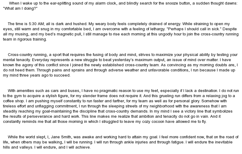 Writing excellent college essays