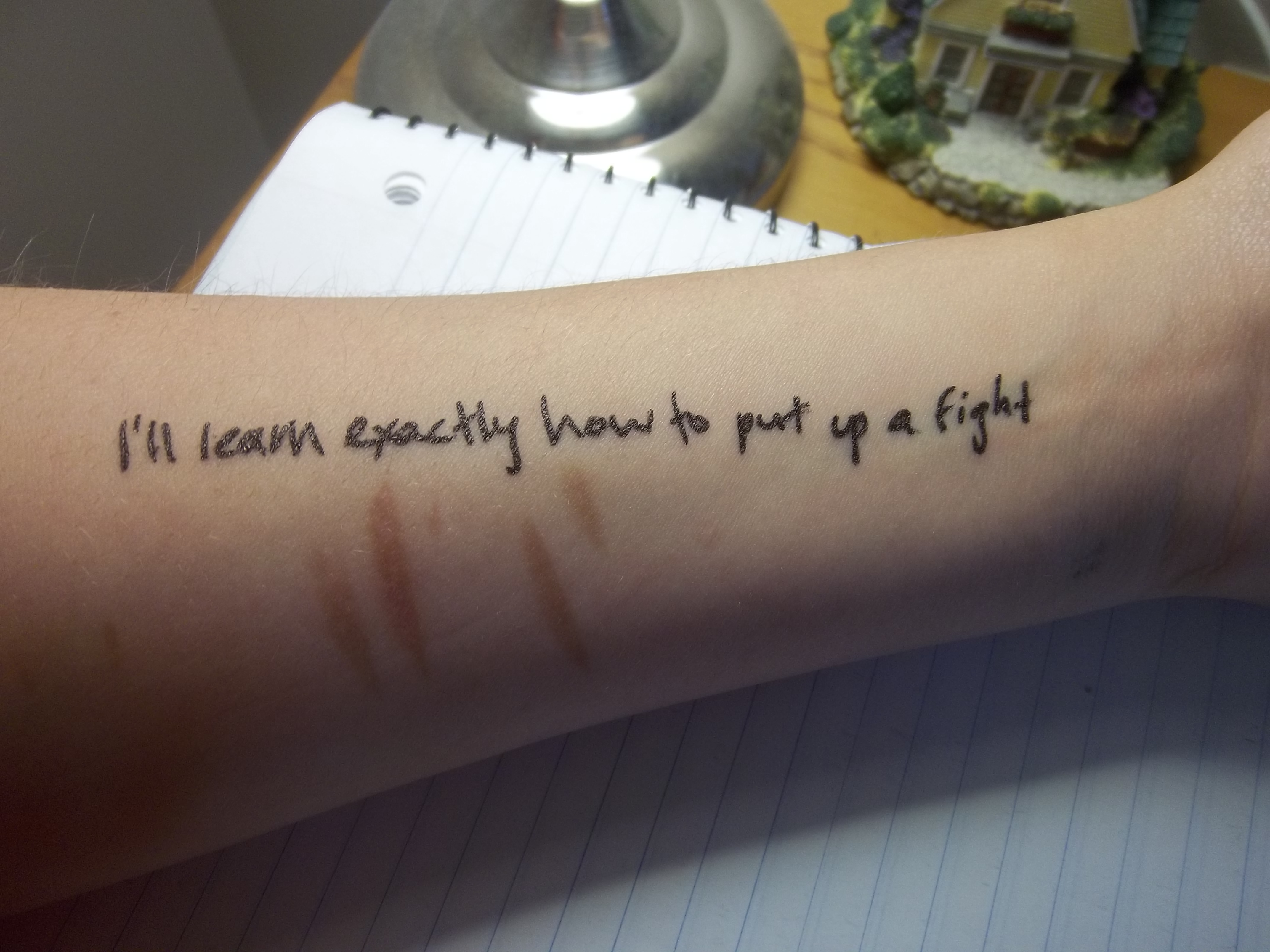 Tattoos Overcoming Depression Quotes. QuotesGram