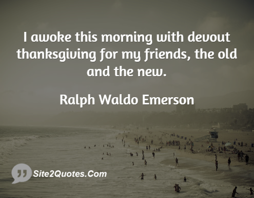 Ralph Waldo Emerson Friend Quotes. QuotesGram