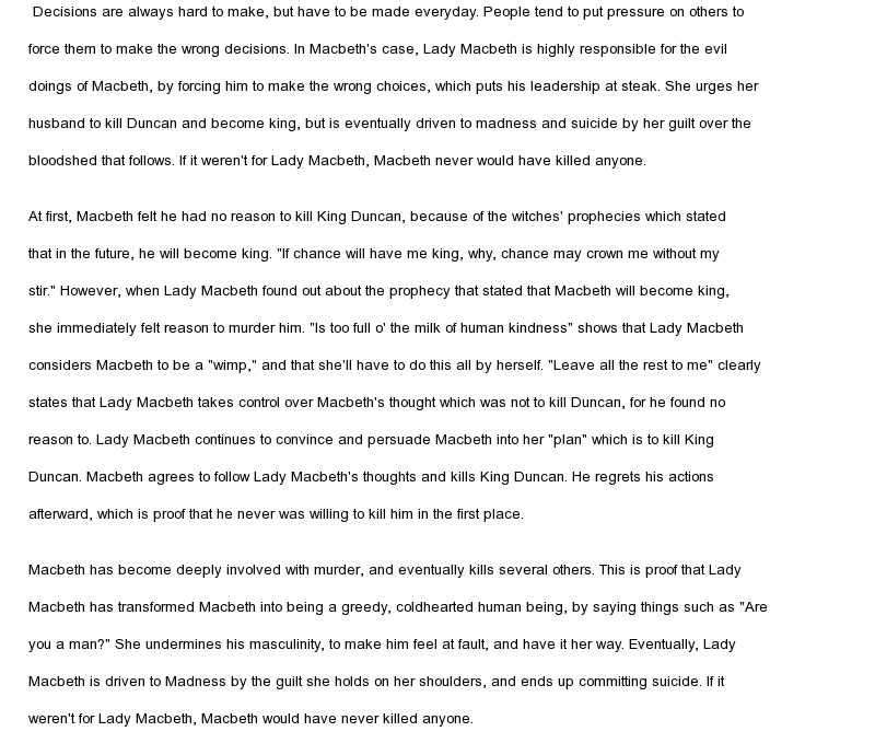 retribution in shakespeares macbeth essay retribution in shakespeares macbeth essay