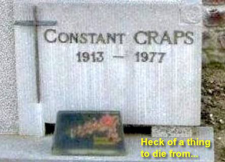 Common craps phrases