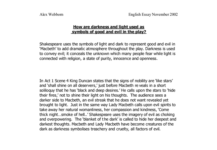 how successful is shakespeares presentation of macbeth essay how successful is shakespeares presentation of macbeth essay