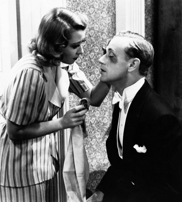 LeslieHoward,lesliestefanson joan blondell and leslie howard in "stand-in" (1937)