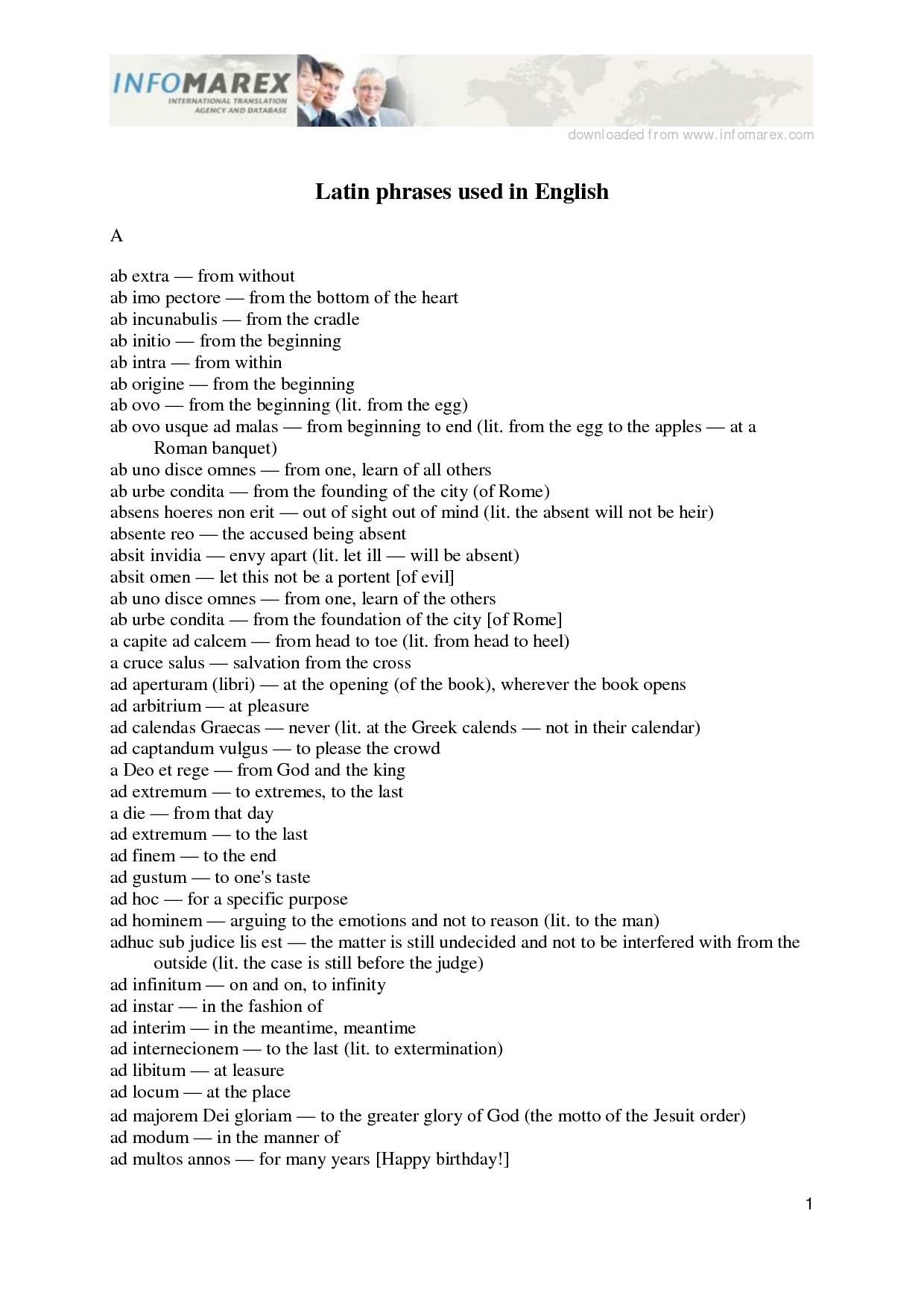 Famous Phrases Latin 5