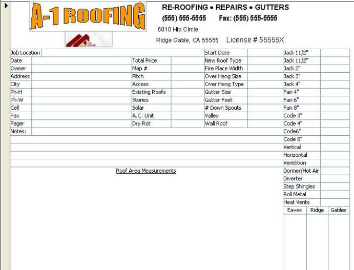 1395088240 Roofing Estimate Template Free hd