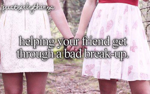 The break up of friendship