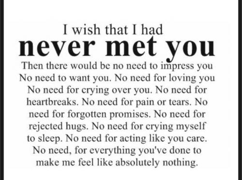 I Wish I Never Loved You Quotes. QuotesGram