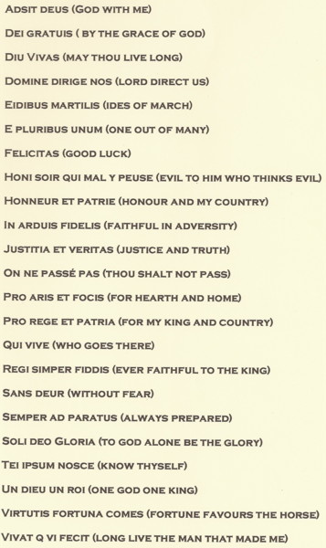 Latin Phrases And Meaning 2