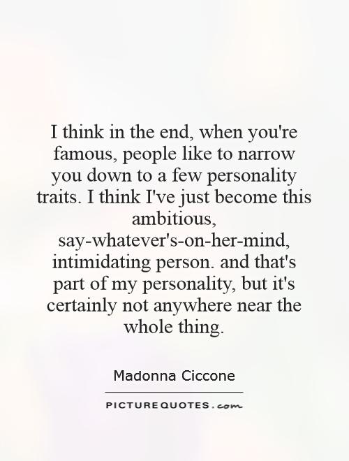 Quotes About Personality Traits. QuotesGram