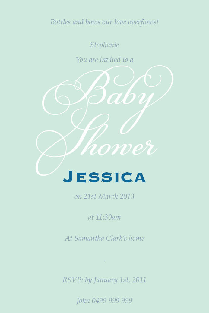 What should I write in a baby shower card?