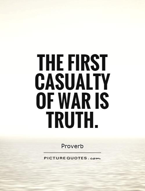 The truth of war