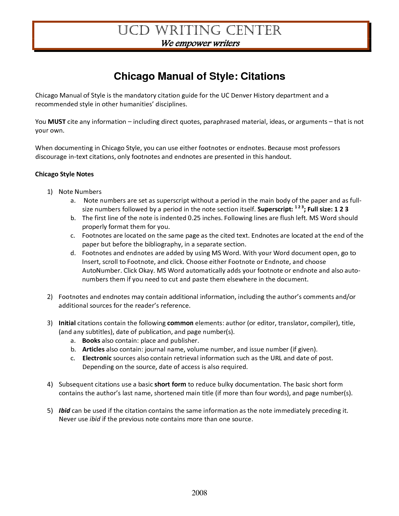 citing research paper chicago style