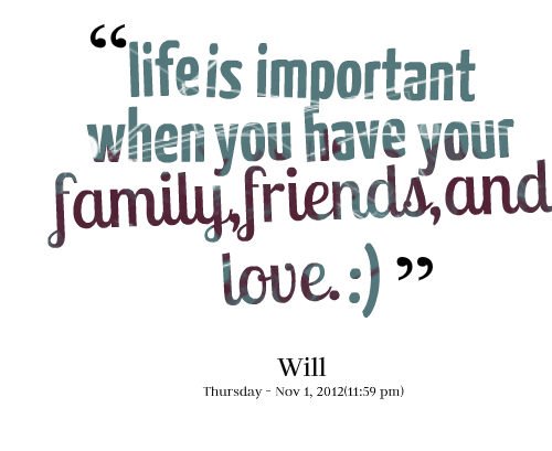 Importance Of Family Quotes. QuotesGram