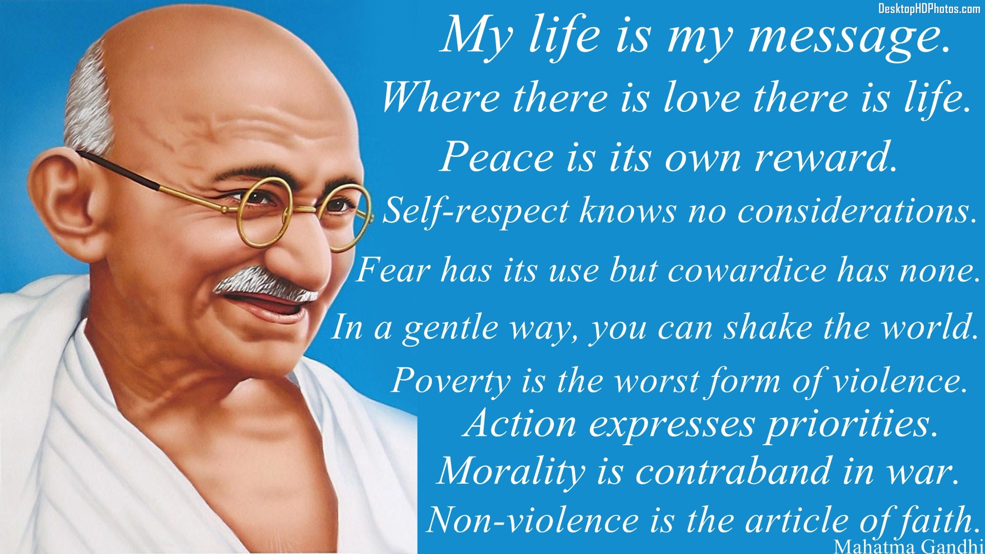 Top 10 Gandhi Quotes. QuotesGram