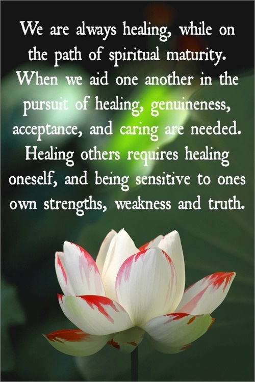 Inspirational Spiritual Quotes For Healing. QuotesGram